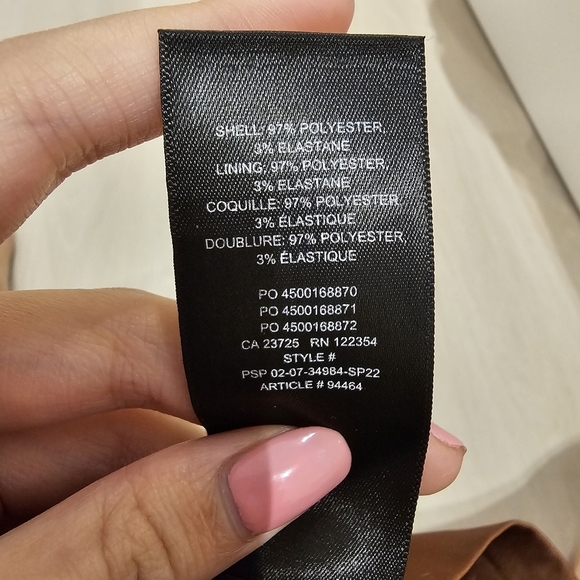 Sunday Best Rocco brown satin mini skirt - Picture 5 of 5